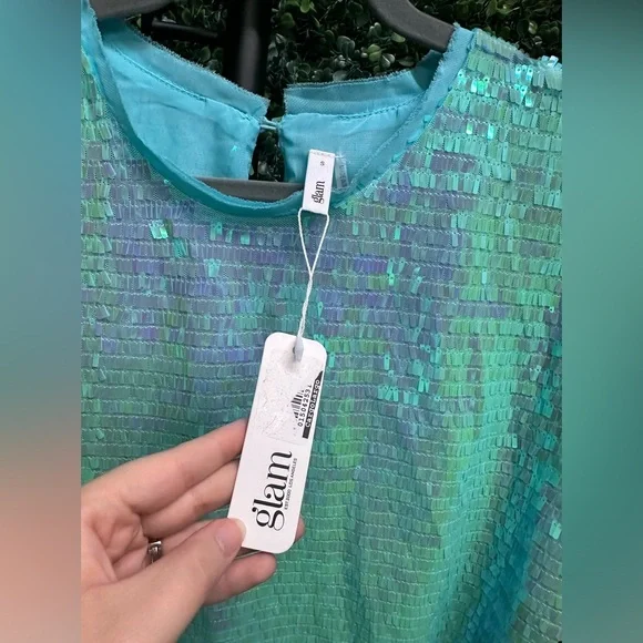 (A38) NWT Glam | Mermaid Sequence - Picture 2 of 5